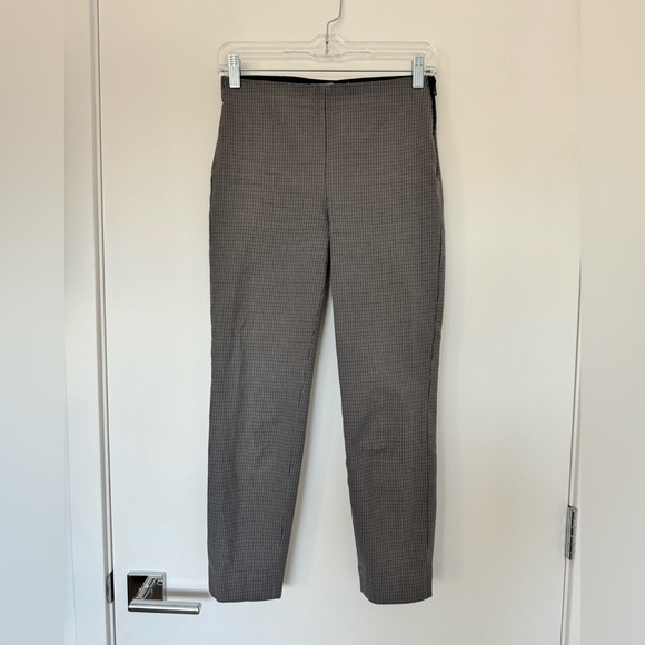 Everlane 0 Bundle 3 Side Zip Stretch Cotton Pants Navy Black Gray Houndstooth - Picture 7 of 11